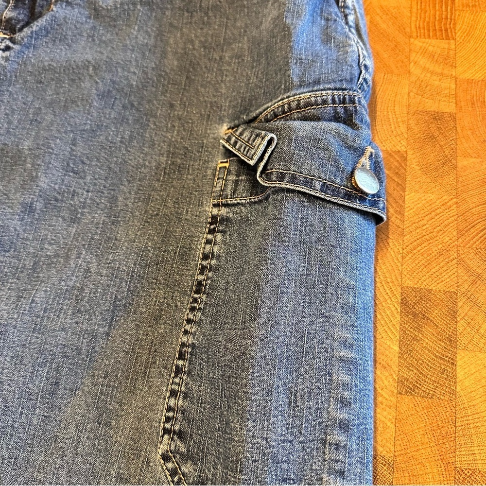 Vintage Cherokee Blue Denim Skirt- Women’s Size Large 12 - Picture 3 of 6